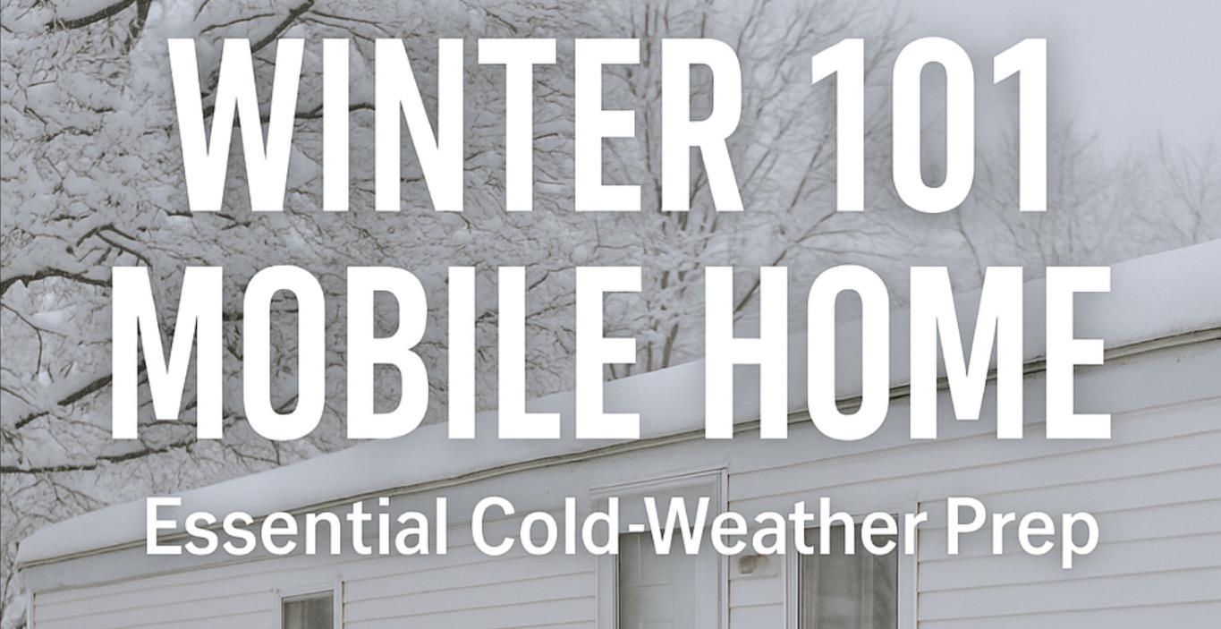 Winter 101 Mobile Home Essential Cold Weather Prep