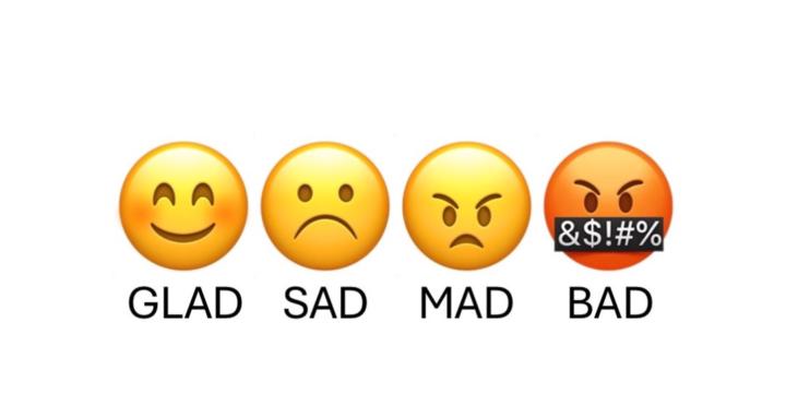 Glad, Sad, Mad and Bad
