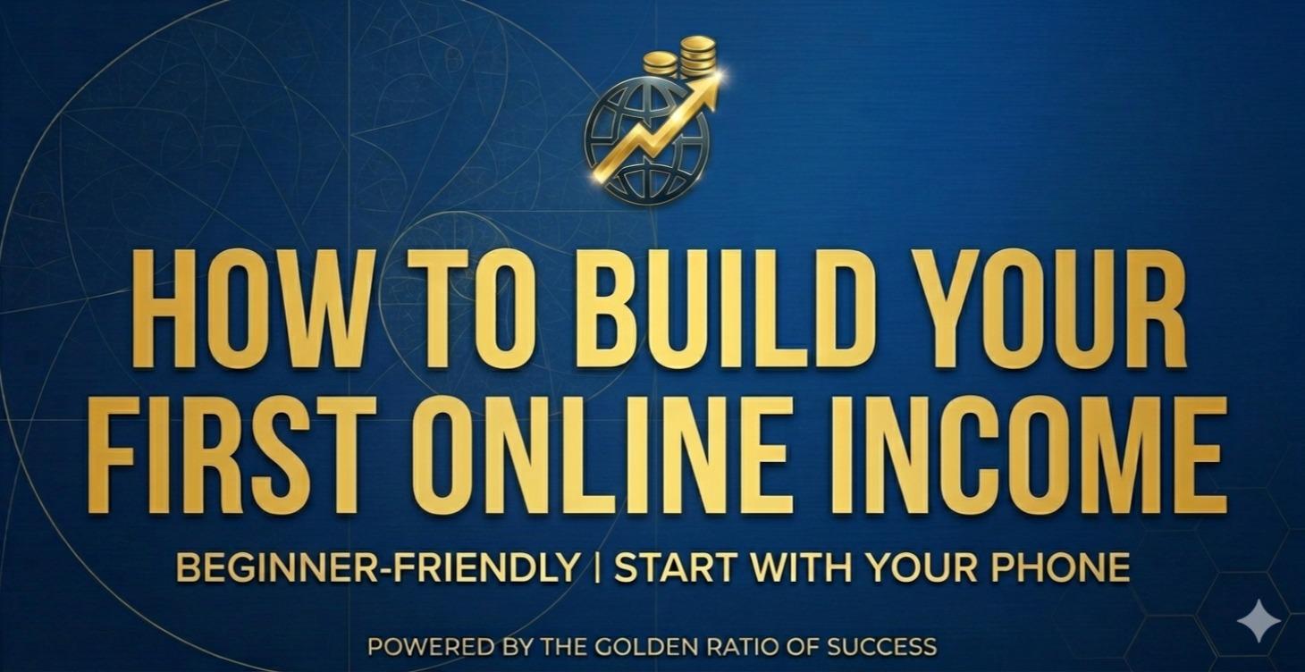 How to Build Your First Online Income