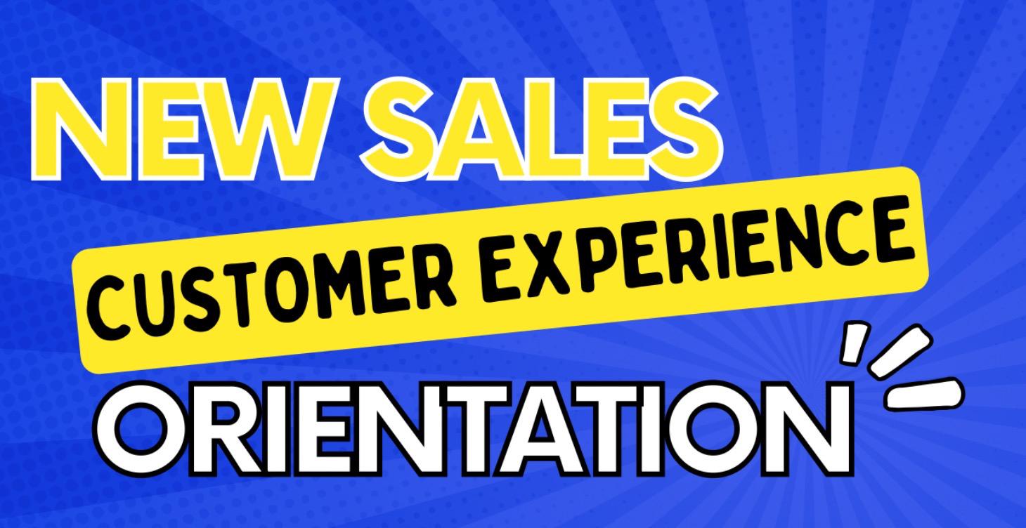 New Sales Orientation