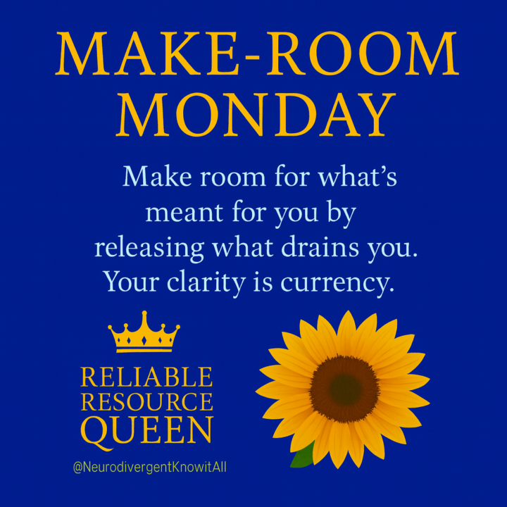 MAKE ROOM MONDAY