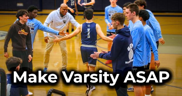 High School Basketball Huddle