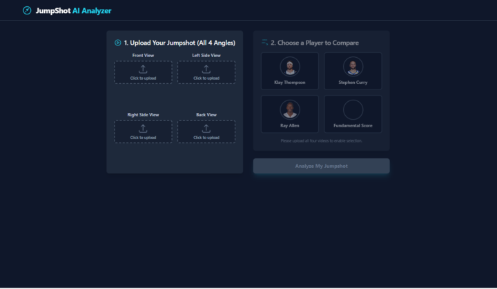 I made an AI JumpShot Analysis Tool
