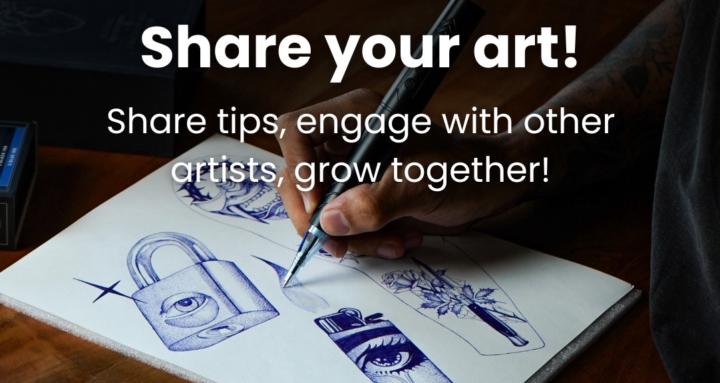 Ballpoint Tattoo Cartridge Art