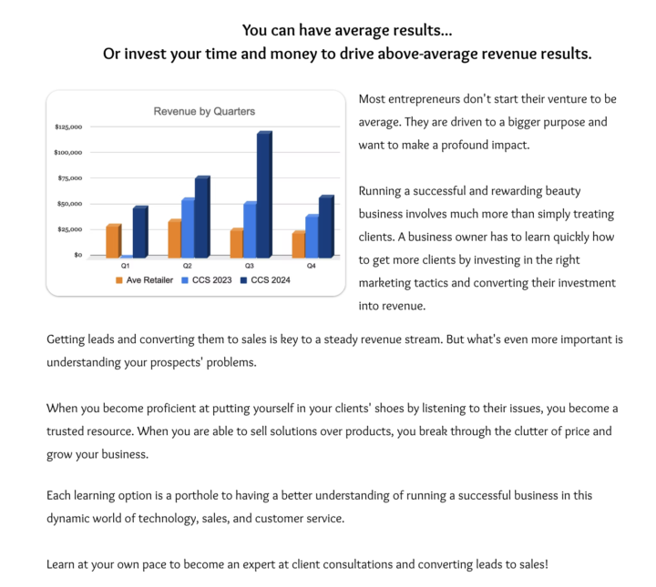 sk95: Do you chart your progress each quarter?