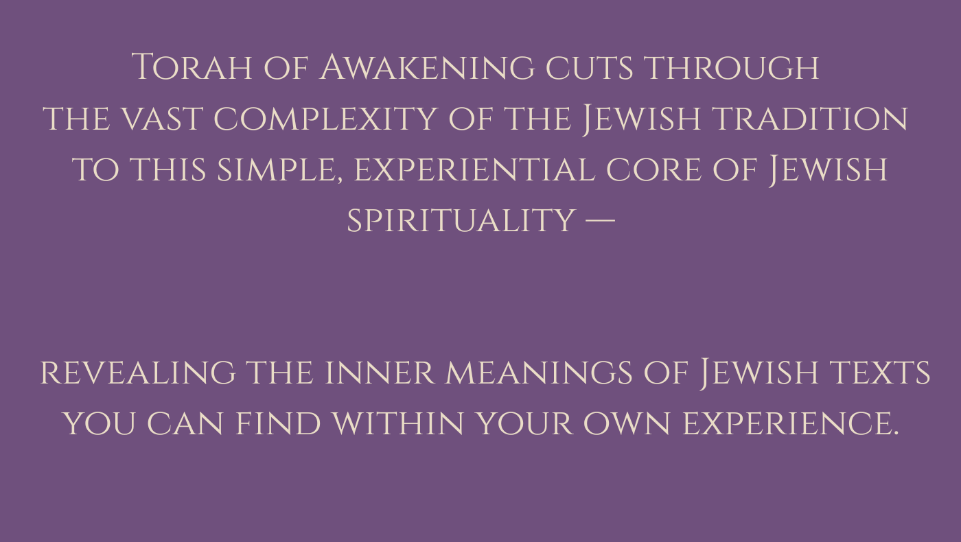 Torah of Awakening
