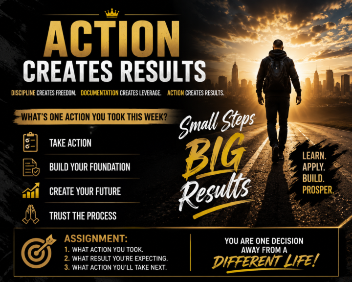 What’s One Action You Took This Week?