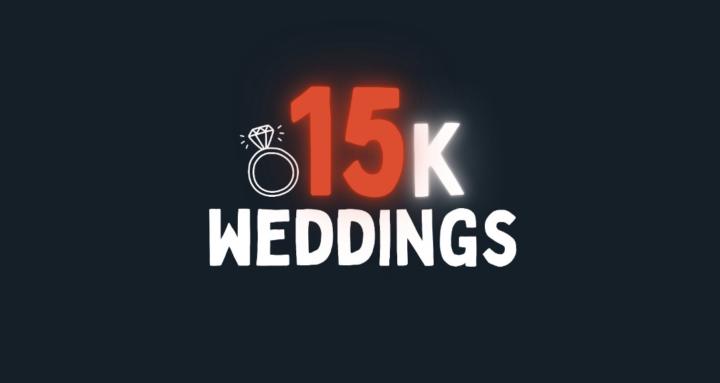 15k wedding photography