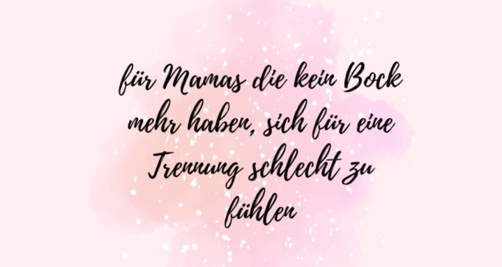 Glücklich getrennt - mit Kind