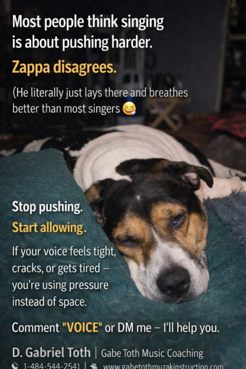 Vocal Tip  www.gabetothmuzakinstruction.com