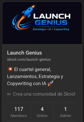 De 0 a 117 miembros | 0€ aún | Launch Genius