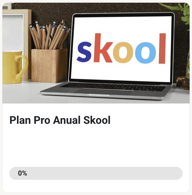 Para los que habéis pasado al plan anual PRO de Skool...