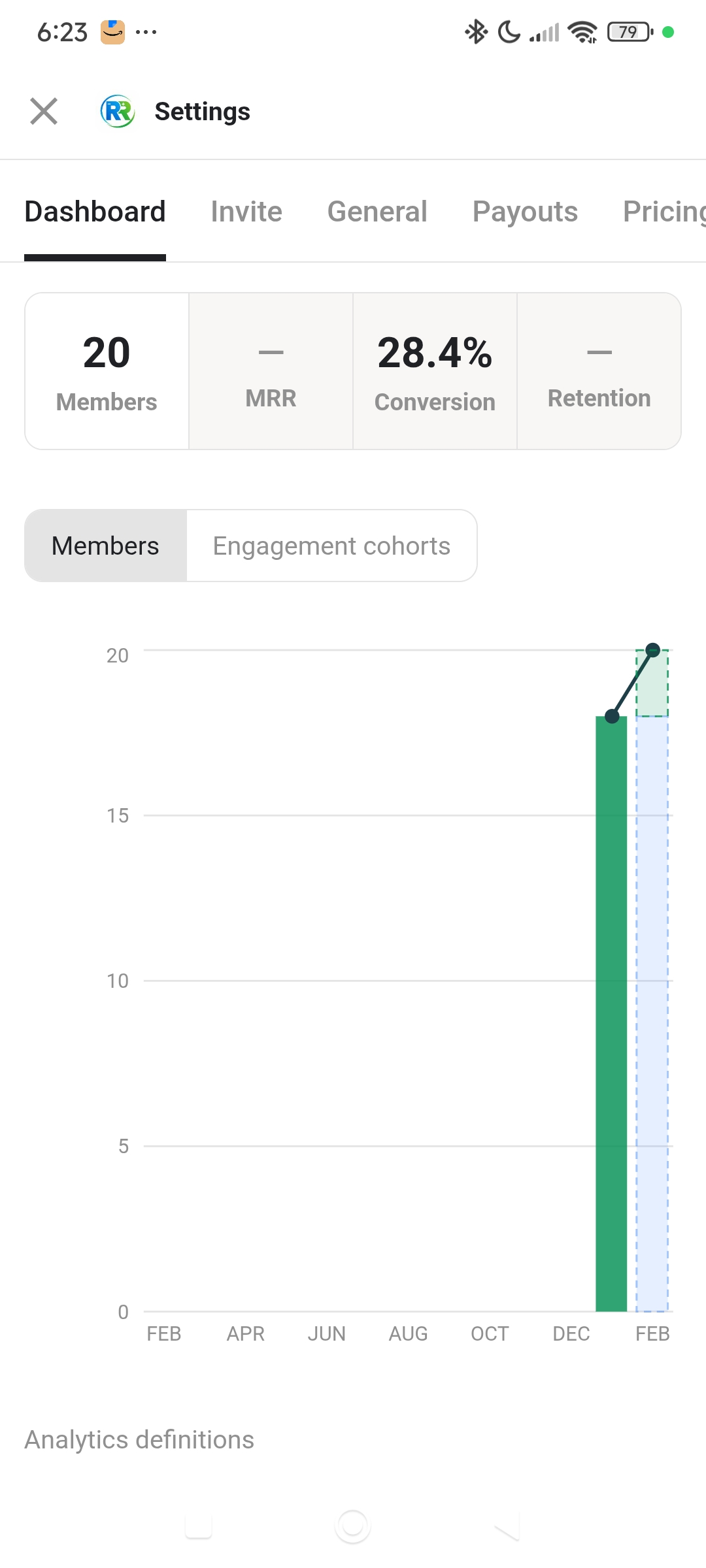 Reporte de viernes Creciendo