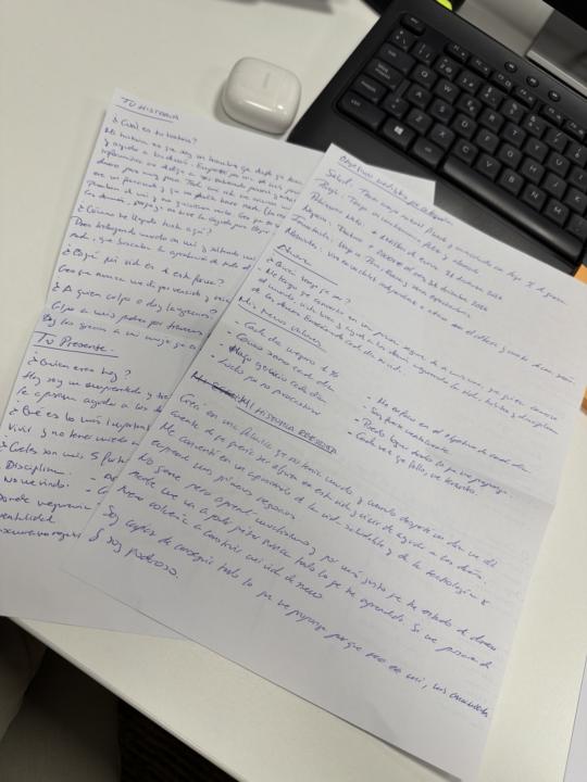 He vuelto a reescribir mi historia