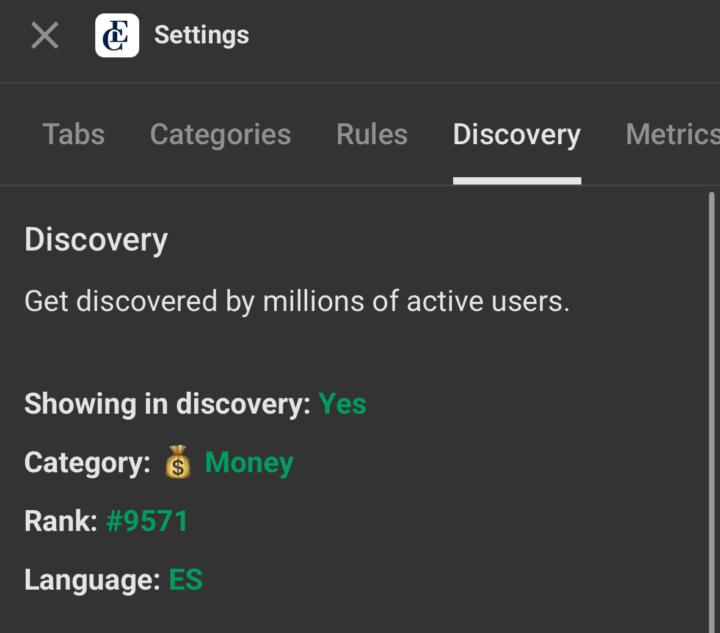 YA ABRÍ LA COMUNIDAD Aprende a Emprender y son 20 miembros. Primera venta 111$