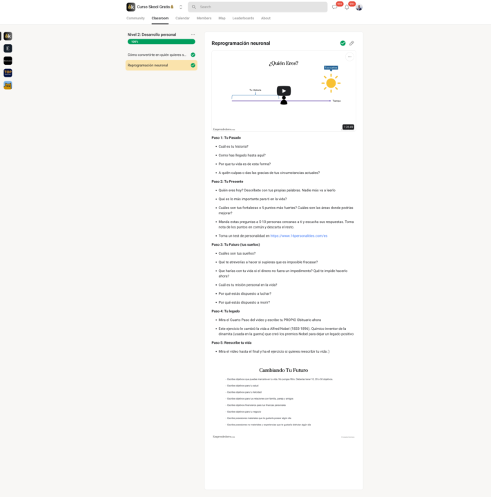 🧠 Nueva categoría Desarrollo Personal