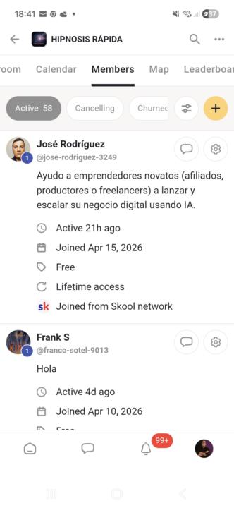 3545,24 € facturados | 58 miembros