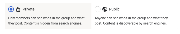Marcar tu comunidad como pública no afecta al discovery