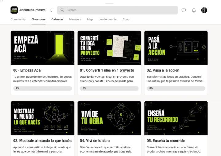 0 USD | 134 miembros | Andamio Creativo