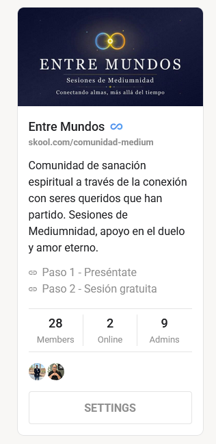 100 USD facturados | 28 miembros | Comunidad Entre Mundos
