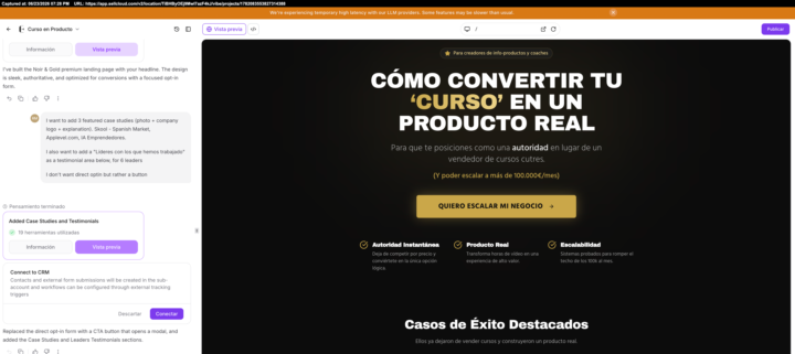 Queréis clase de embudos con IA?