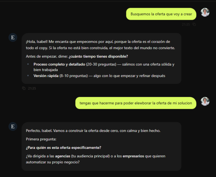 Brutal la oferta de Emprendedores IA- resultados