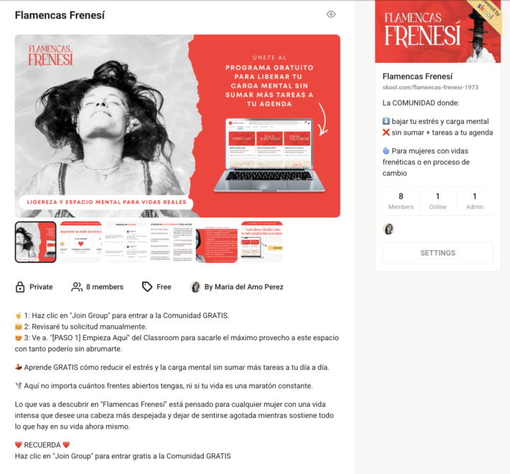 De 8 a 14 miembros | 0€ | Flamencas Frenesí