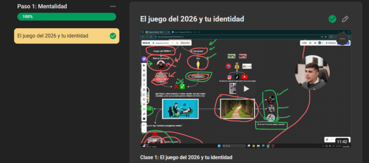 Primera clase grabada de mi comunidad 💪🏻