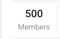 Mis primeros 500 Members (Sin invertir en ADS) 🥳