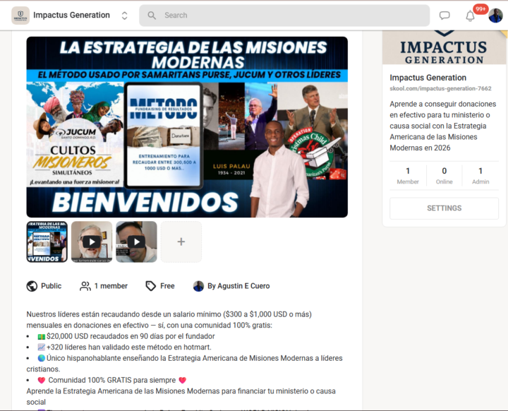 En menos de 24 horas creamos nuestra comunidad.