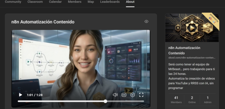 0€ | De freemium a membresía real | n8n Automatización Contenido