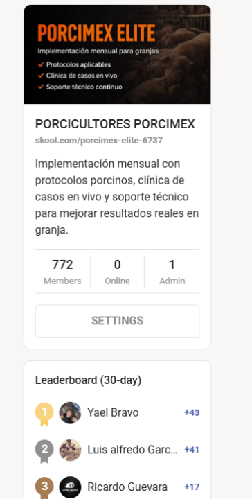 Hoy abrí mi comunidad al público