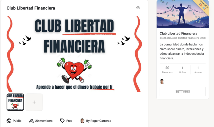 He conseguido mis primeros 20 miembros 