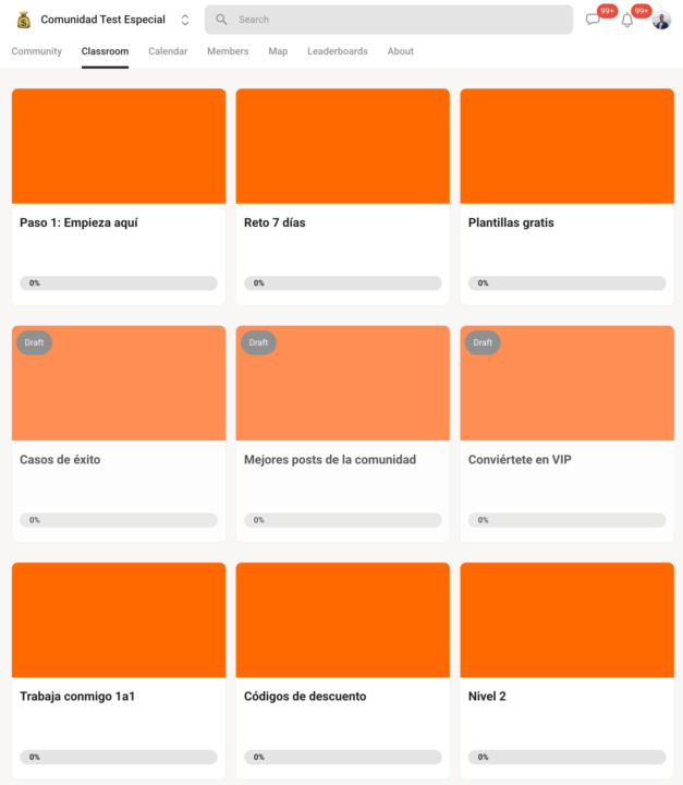 📝 Ejercicio "Estructura Classroom"