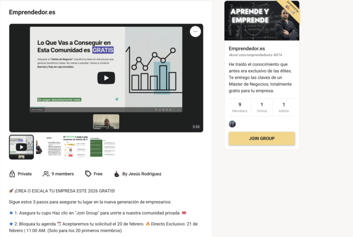 Os comparto mi "About"