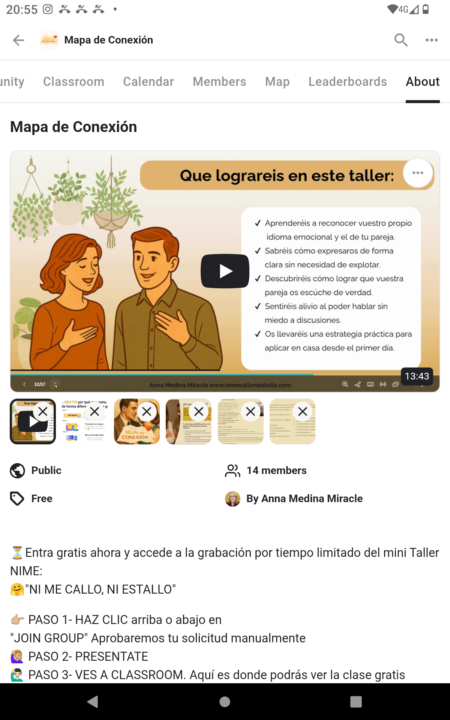  14 miembros | Perfil PFC – Mapa de Conexión