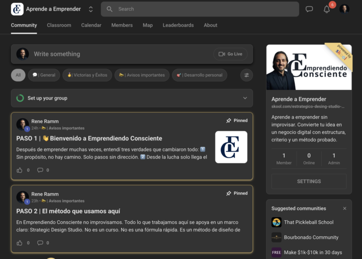 Celebración y avance de mi nueva comunidad 🎉