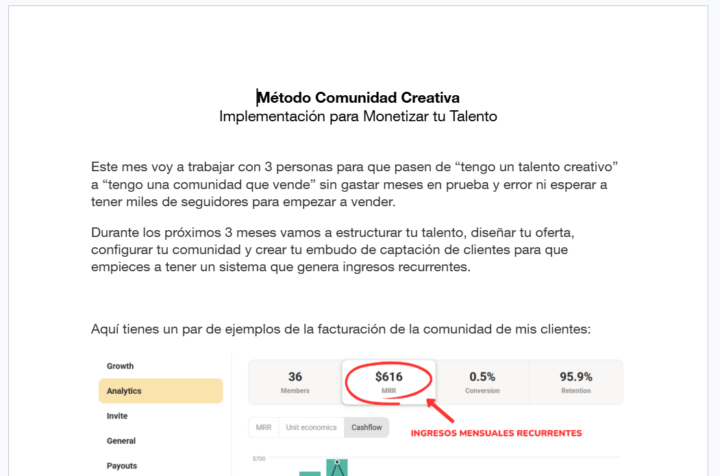 Ingresos Creativos 🎨💰 | 27 miembros | 0€ facturados