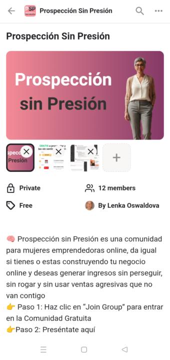 🏆 He creado mi comunidad: Prospección sin Presión