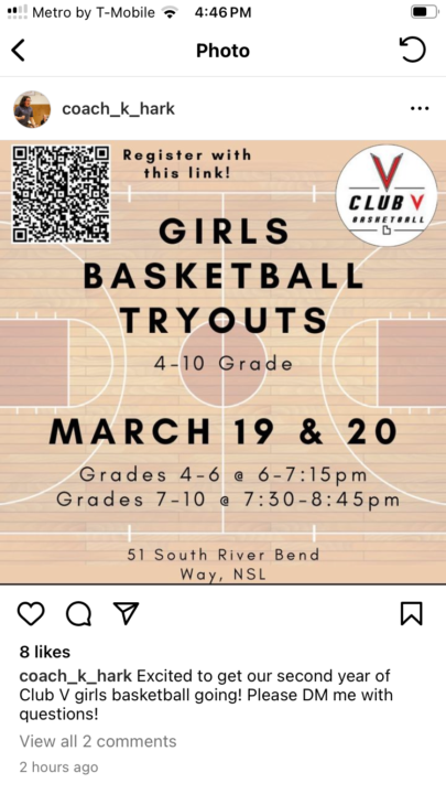 Girls AAU Tryouts