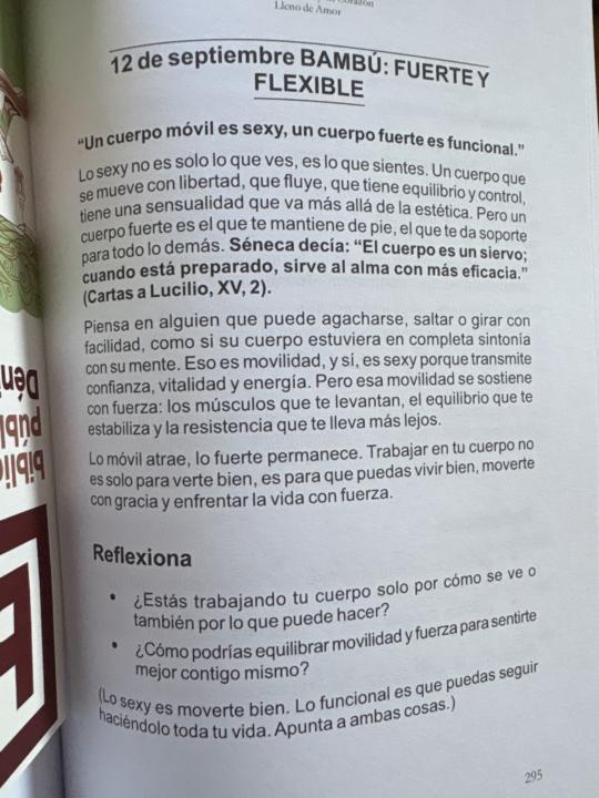 Trabajar en tu cuerpo no es solamente para verte bien sino para poder vivir bien 