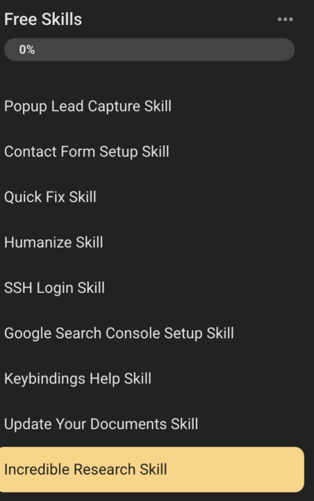 Free Skills For All!