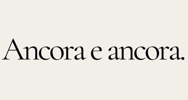 Ancora e ancora