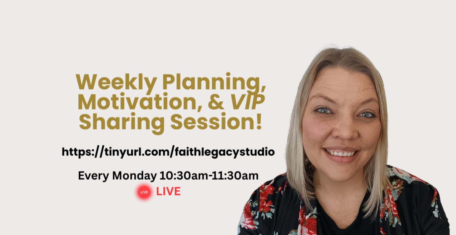 Weekly Planning & Very Important Points!