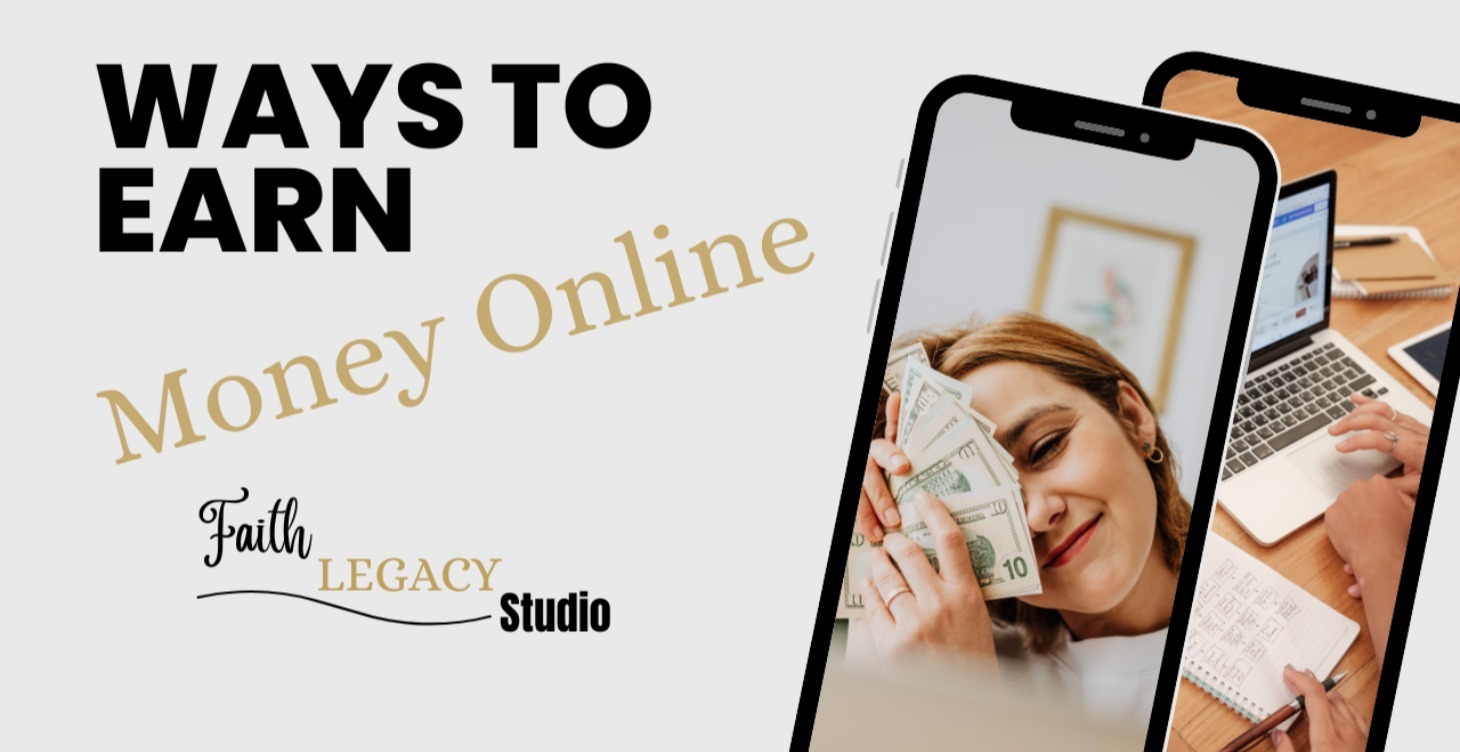 Ways to earn money online/Start your own business.