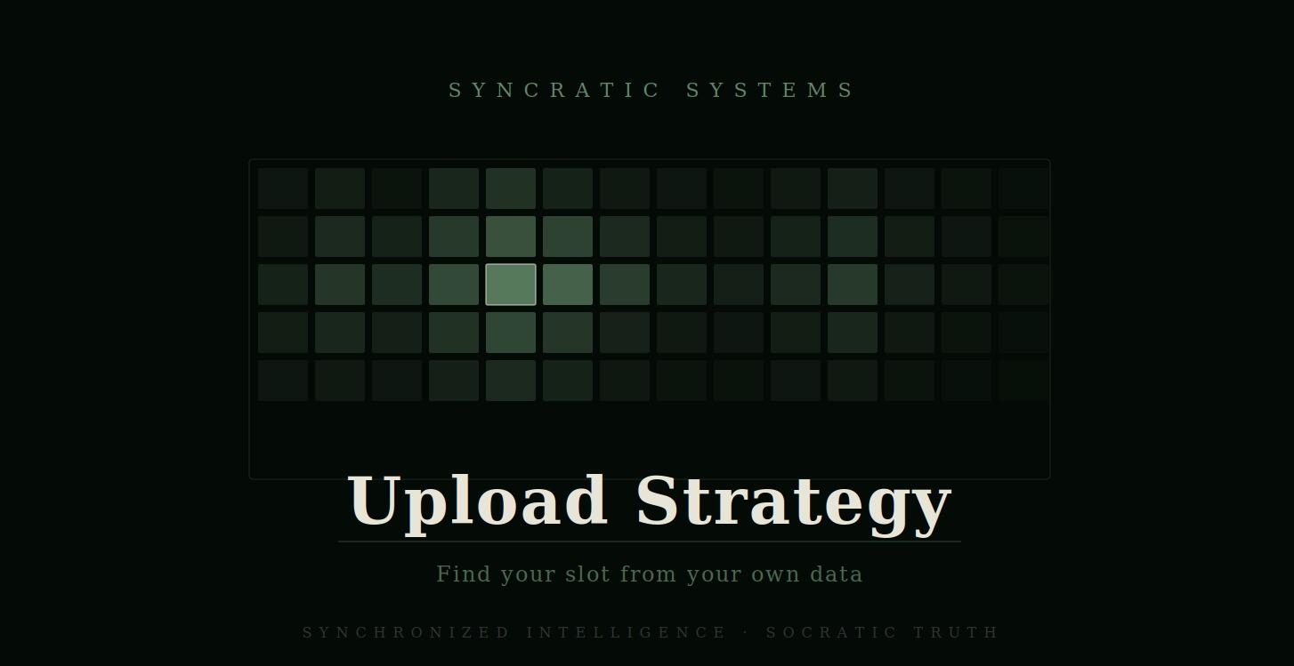 The Upload Strategy