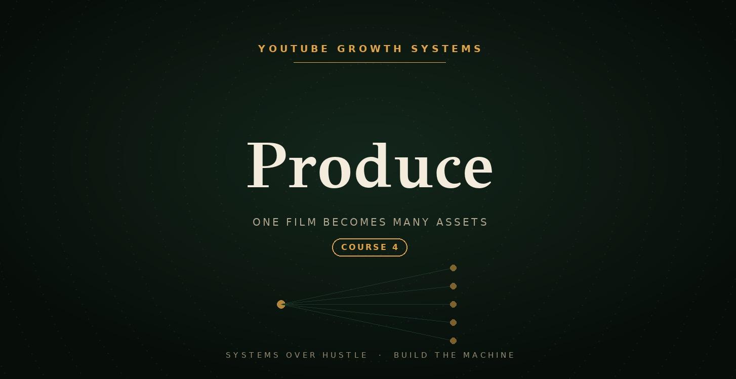 COURSE 4 — PRODUCE