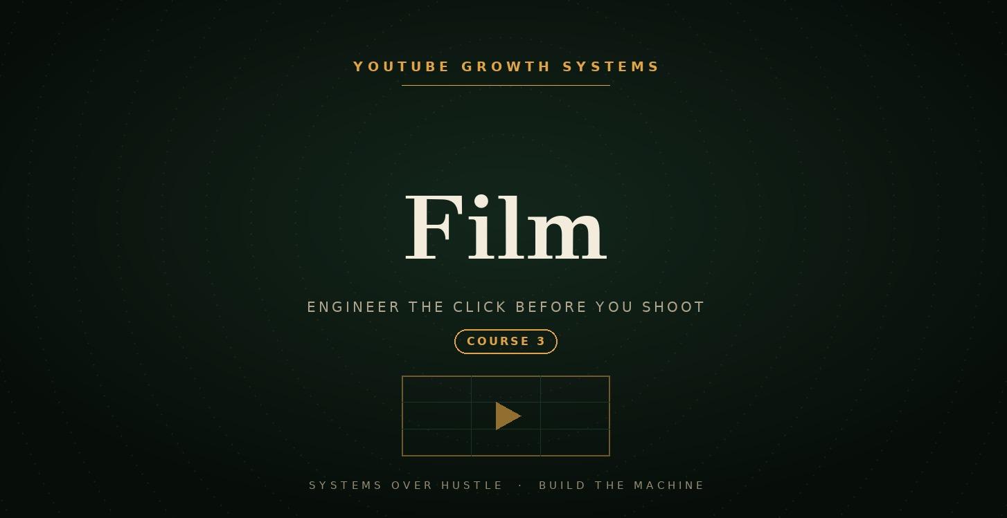 COURSE 3 — FILM
