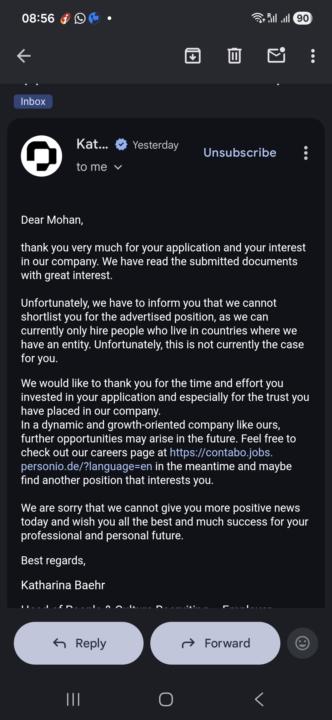 Small update on my application 