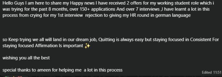 Congratulations 💫